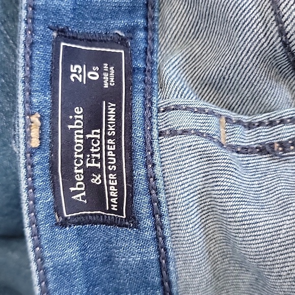 Abercrombie & Fitch Harper Super Skinny Jeans/ Size 25. - Picture 11 of 14
